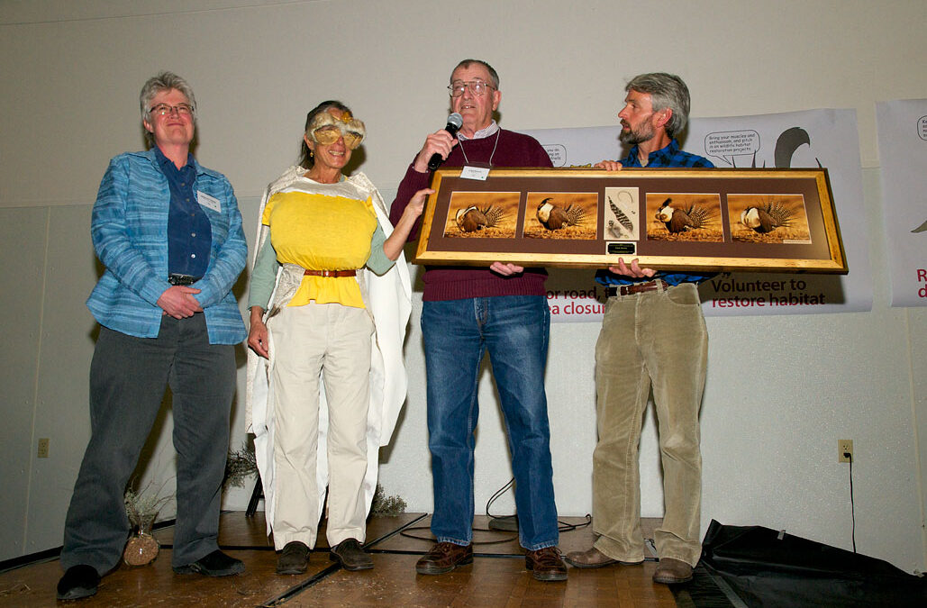 My Gunnison Sage-grouse photos as award