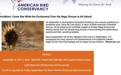 Program at the Capitol to raise awareness on sage-grouse